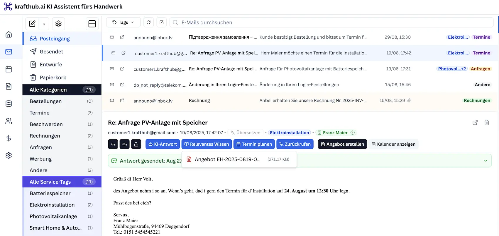 Relevant Documents Interface