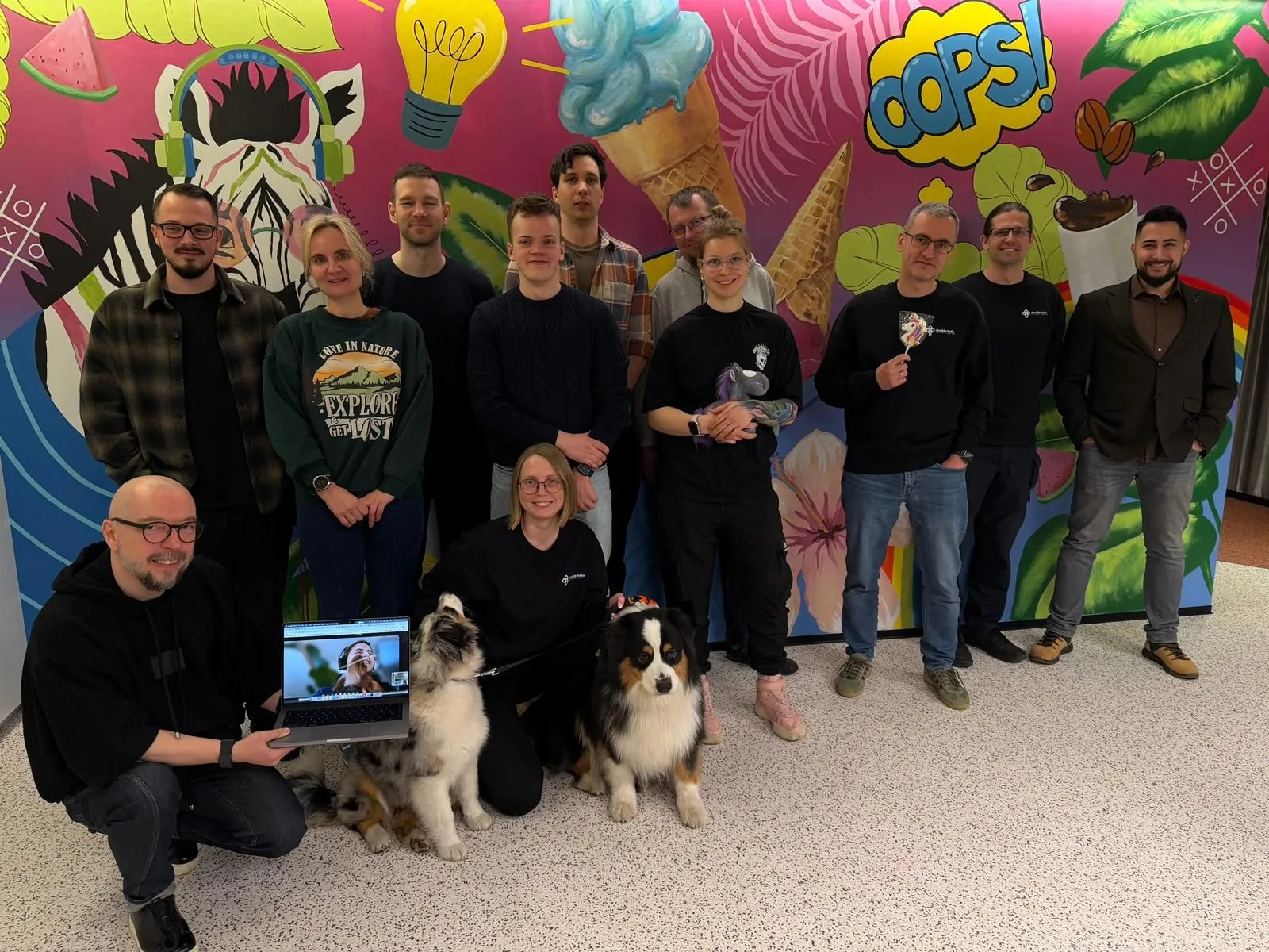 Team im Operational Excellence Center Riga